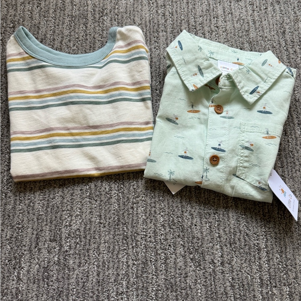 Little Co short sleeve shirts